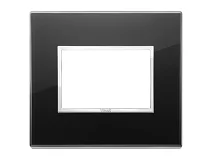 VIMAR Vimar 21653.76 Placca 3M nero diamante
