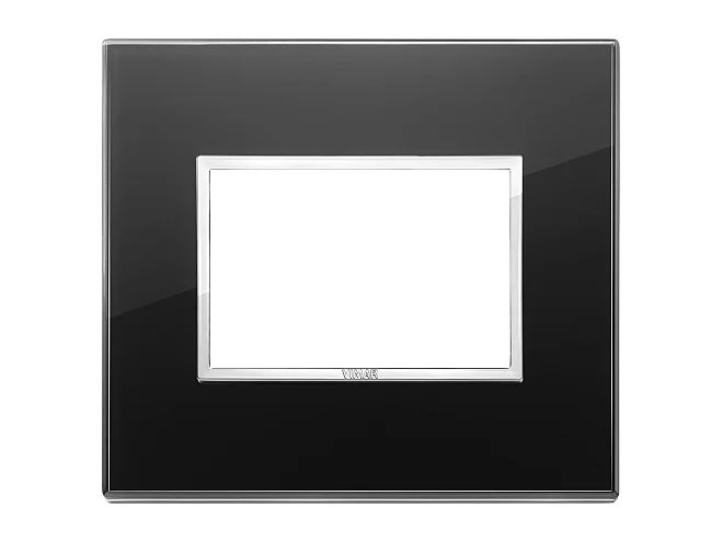 VIMAR Vimar 21653.76 Placca 3M nero diamante
