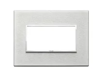 VIMAR Vimar 21654.02 Placca 4M grigio Next