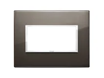 VIMAR Vimar 21654.06 Placca 4M nero zaffiro