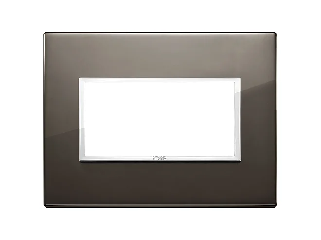 VIMAR Vimar 21654.06 Placca 4M nero zaffiro