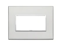 VIMAR Vimar 21654.07.01 Placca 4M argento