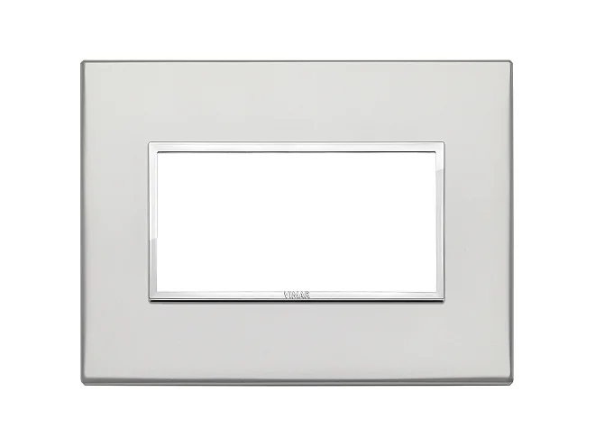 VIMAR Vimar 21654.07.01 Placca 4M argento
