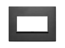 VIMAR Vimar 21654.18 Placca 4M nero totale