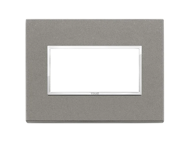 VIMAR Vimar 21654.53 Placca 4M quarzite grigia