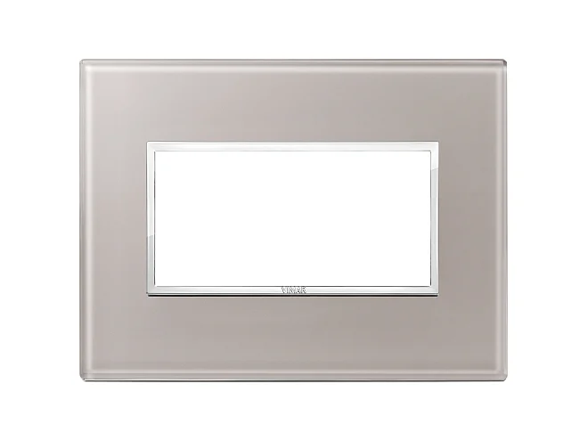 VIMAR Vimar 21654.73 Placca 4M grigio perla