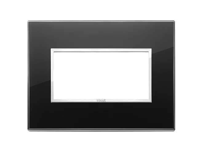 VIMAR Vimar 21654.76 Placca 4M nero diamante