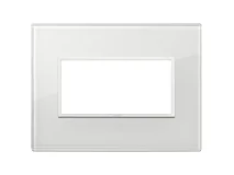 VIMAR Vimar 21654.87 Placca 4M bianco totale diamante