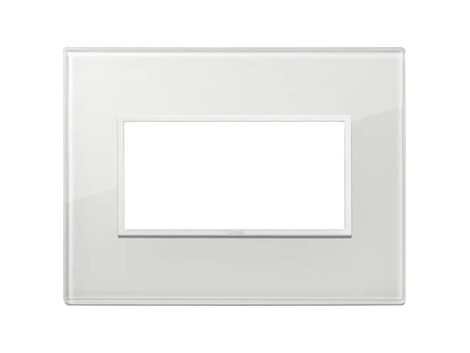VIMAR Vimar 21654.87 Placca 4M bianco totale diamante