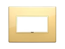 VIMAR Vimar 21654.G09 Placca 4M oro totale lucido