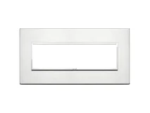 VIMAR Vimar 21657.01 Placca 7M alluminio brillante