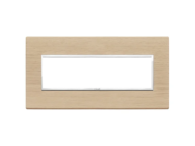 VIMAR Vimar 21657.32 Placca 7M rovere sbiancato