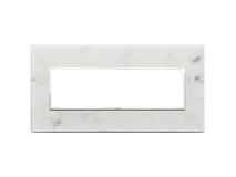 VIMAR Vimar 21657.51 Placca 7M bianco di Carrara