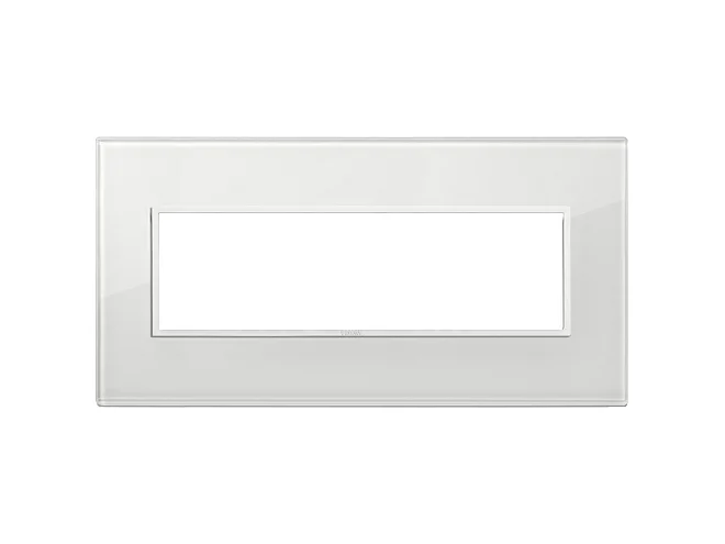 VIMAR Vimar 21657.87 Placca 7M bianco totale diamante