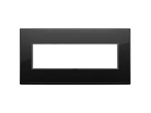 VIMAR Vimar 21657.88 Placca 7M nero totale diamante