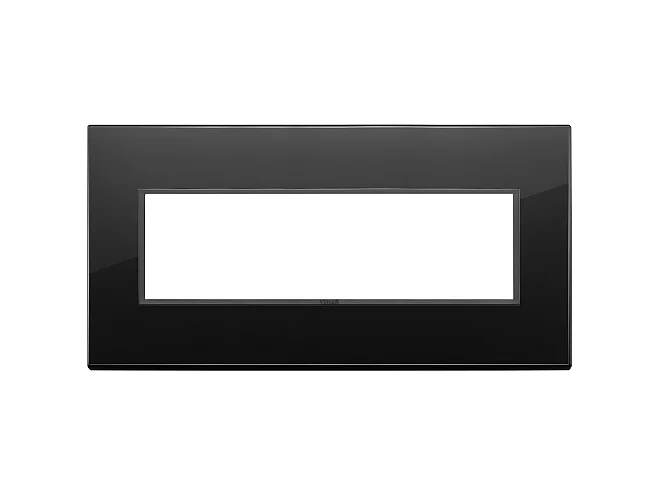 VIMAR Vimar 21657.88 Placca 7M nero totale diamante