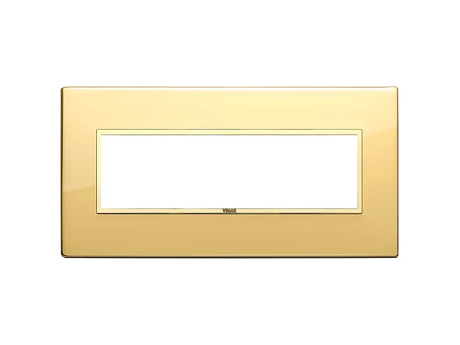 VIMAR Vimar 21657.G09 Placca 7M oro totale lucido