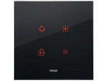 VIMAR Vimar 21662.76 Placca 2M nero diamante