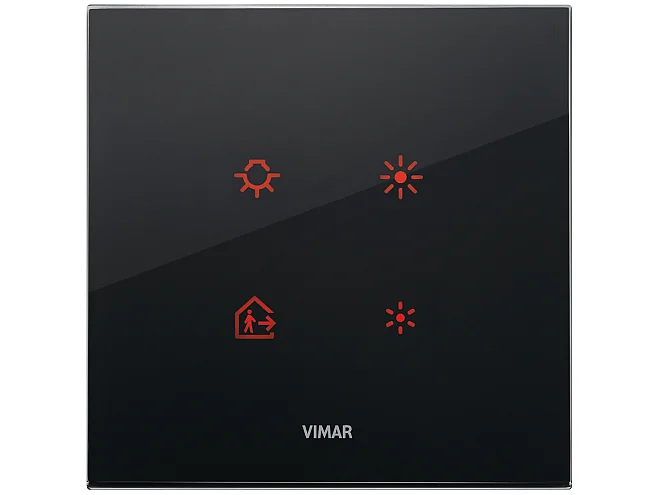 VIMAR Vimar 21662.76 Placca 2M nero diamante
