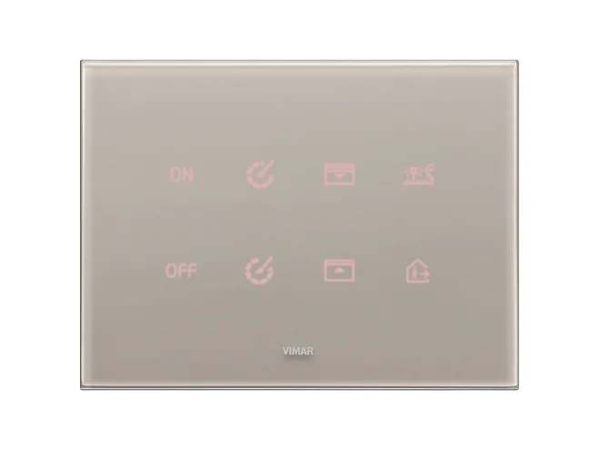 VIMAR Vimar 21664.73 Placca 4M grigio perla