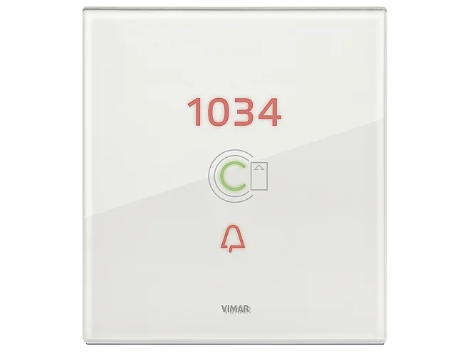 VIMAR Vimar 21666.70.01 Placca 3M transponder NR bianco diamante