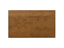 VIMAR Vimar 21667.31 Placca 5MBS (2+blank+2) noce italiano