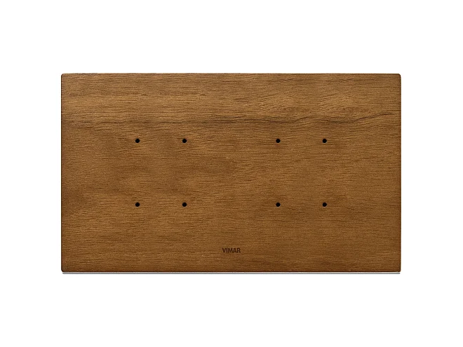 VIMAR Vimar 21667.31 Placca 5MBS (2+blank+2) noce italiano