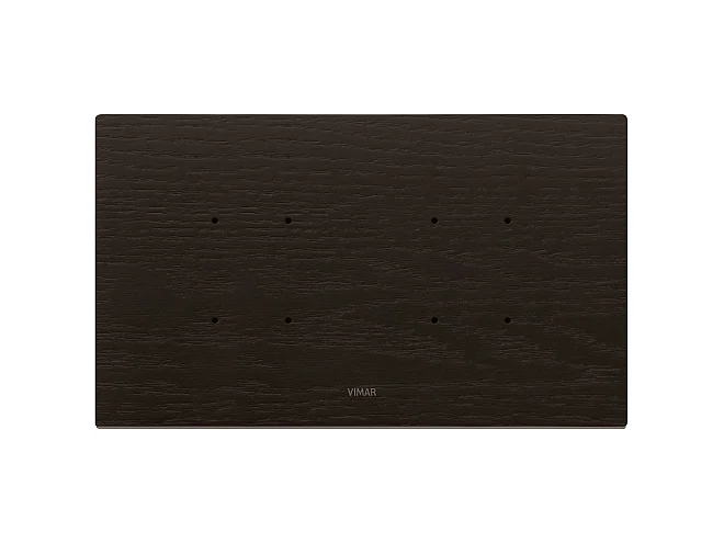 VIMAR Vimar 21667.33 Placca 5MBS (2+blank+2) wengè