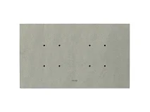 VIMAR Vimar 21667.53 Placca 5MBS (2+blank+2) quarzite grigia