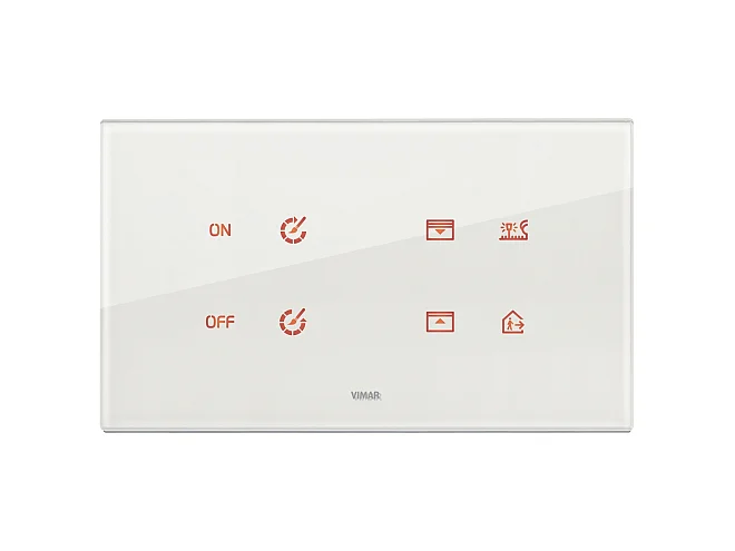 VIMAR Vimar 21667.70 Placca 5MBS (2+blank+2) bianco diamante