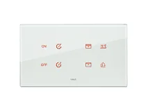 VIMAR Vimar 21667.71 Placca 5MBS (2+blank+2) acqua