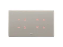 VIMAR Vimar 21667.73 Placca 5MBS (2+blank+2) grigio perla