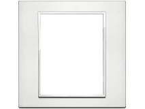 VIMAR Vimar 21668.01 Placca 8M alluminio brillante