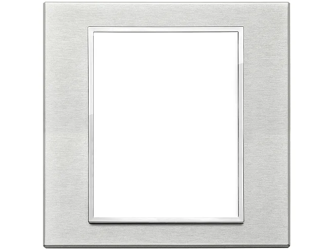 VIMAR Vimar 21668.02 Placca 8M grigio Next