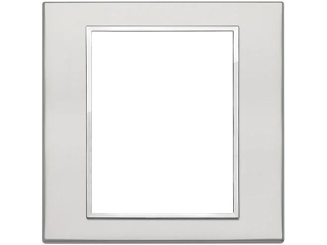 VIMAR Vimar 21668.07.01 Placca 8M argento