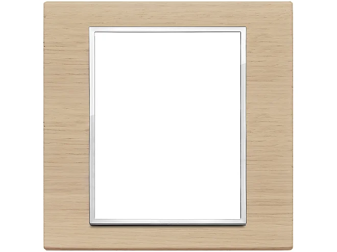 VIMAR Vimar 21668.32 Placca 8M rovere sbiancato