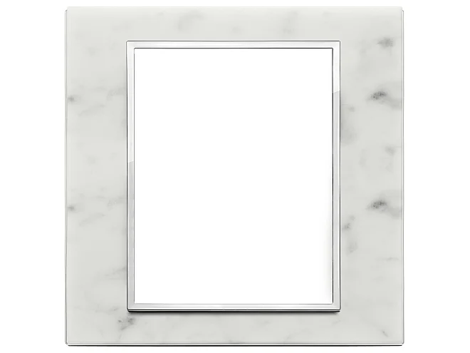 VIMAR Vimar 21668.51 Placca 8M bianco di Carrara