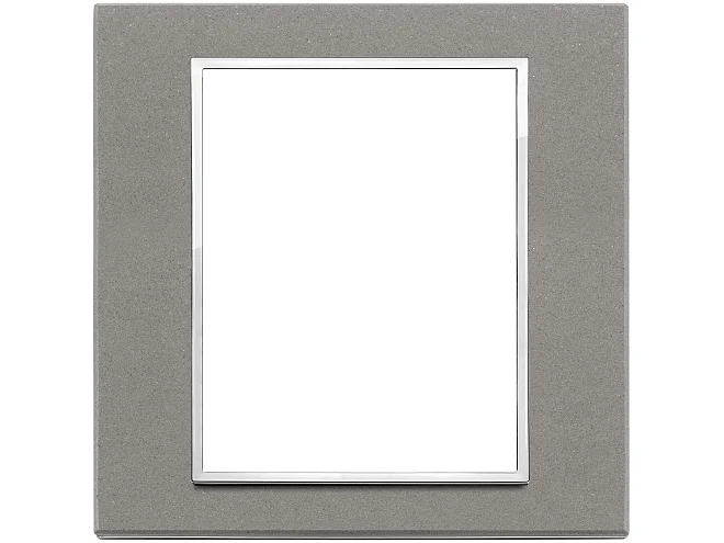 VIMAR Vimar 21668.53 Placca 8M quarzite grigia