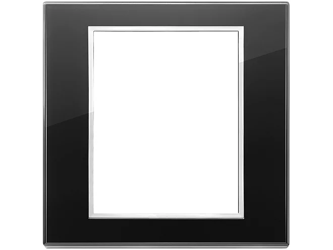 VIMAR Vimar 21668.76 Placca 8M nero diamante