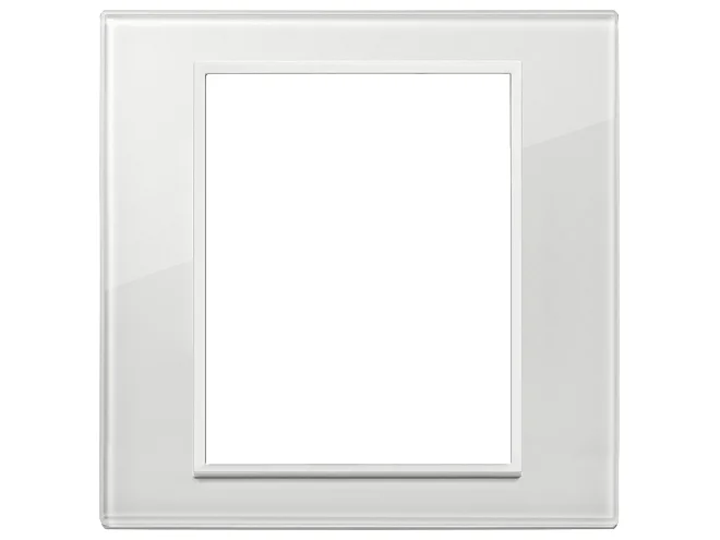 VIMAR Vimar 21668.87 Placca 8M bianco totale diamante