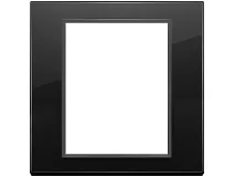 VIMAR Vimar 21668.88 Placca 8M nero totale diamante
