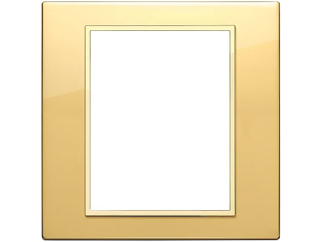VIMAR Vimar 21668.G09 Placca 8M oro totale lucido