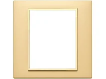 VIMAR Vimar 21668.G10 Placca 8M oro totale satinato