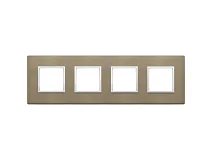 VIMAR Vimar 21669.05 Placca 8M (2+2+2+2) int71 bronzo scuro