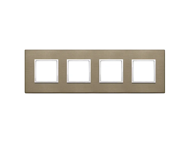 VIMAR Vimar 21669.05 Placca 8M (2+2+2+2) int71 bronzo scuro