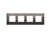 VIMAR Vimar 21669.06 Placca 8M (2+2+2+2) int71 nero zaffiro