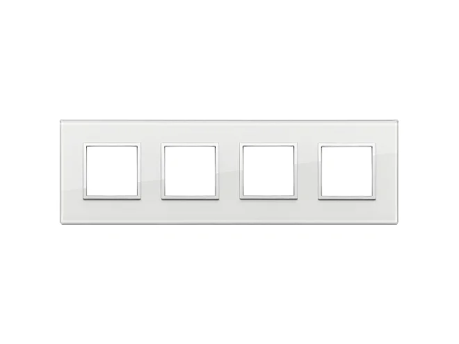 VIMAR Vimar 21669.70 Placca 8M (2+2+2+2)int71 bianco diamante