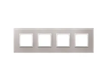 VIMAR Vimar 21669.73 Placca 8M (2+2+2+2) int71 grigio perla