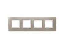 VIMAR Vimar 21669.74 Placca 8M (2+2+2+2) int71 opale bruno