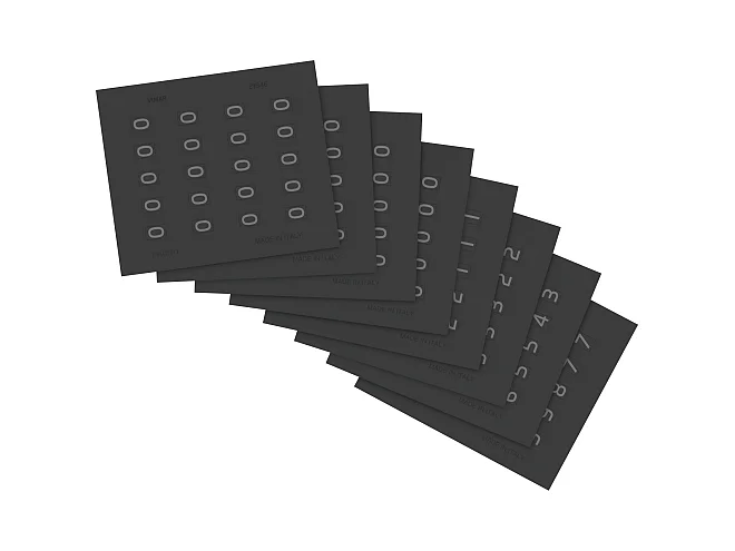 VIMAR Vimar 21846 8 fogli etichette numeri illuminabili